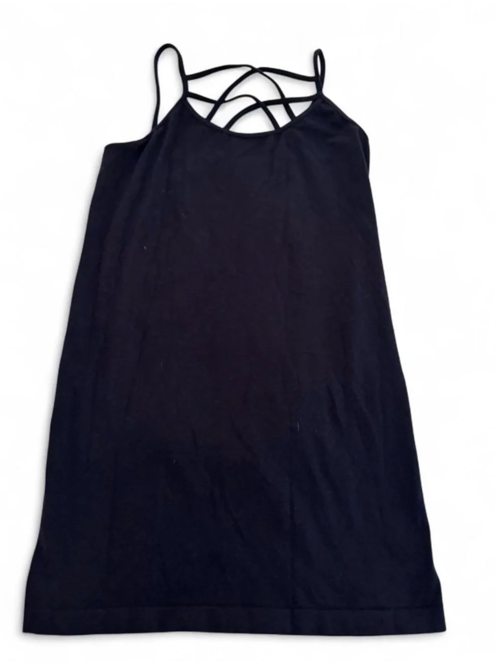 m.rena criss cross spaghetti strap seamless camisole